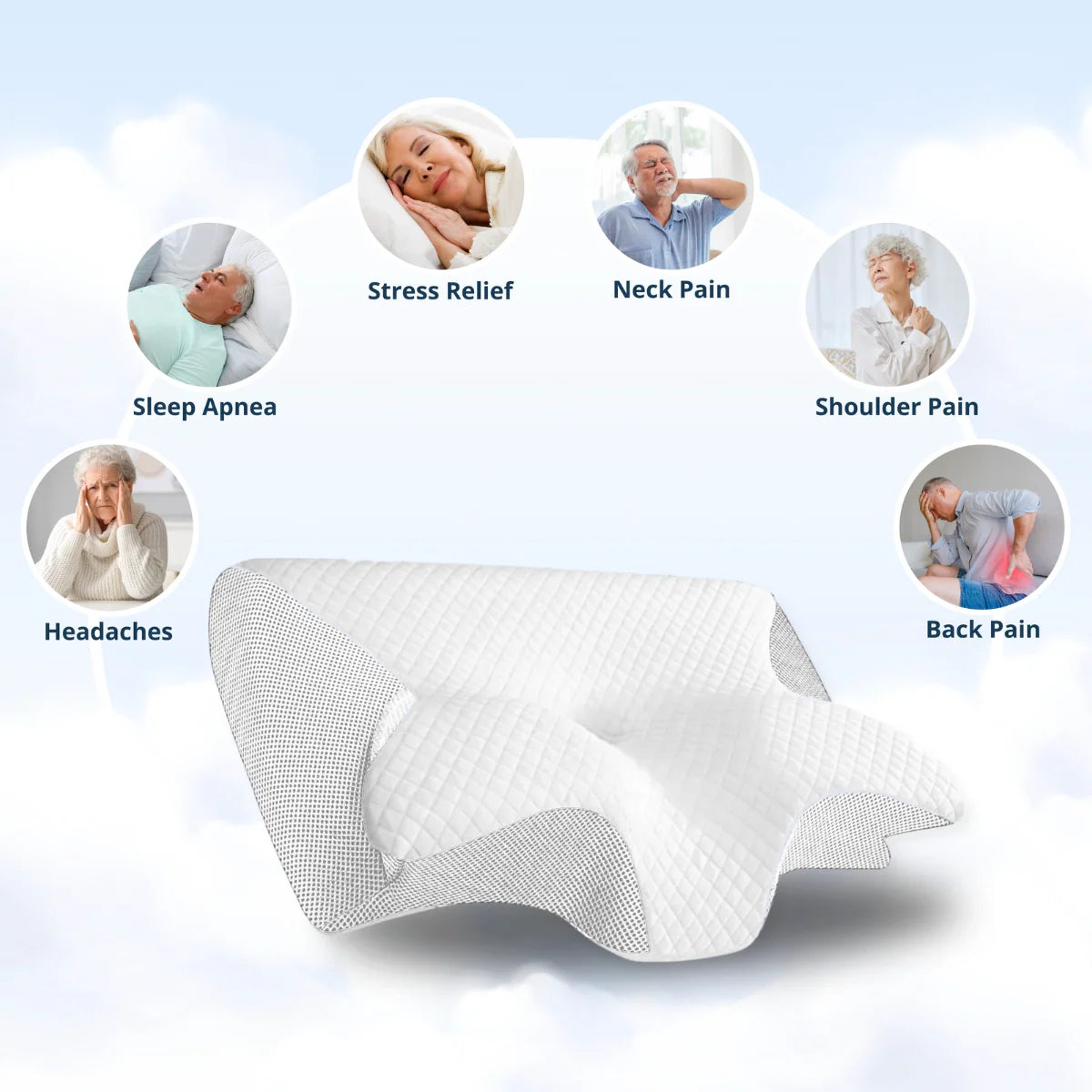 OrthoNest™ - PAIN RELIEF ERGONOMIC PILLOW