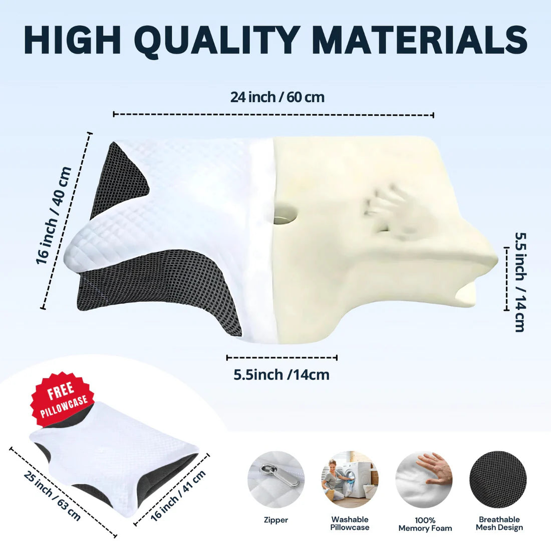 OrthoNest™ - PAIN RELIEF ERGONOMIC PILLOW